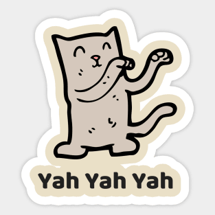 Party Cat Sticker